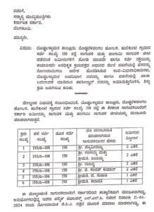 ಎ.ಸಿ ಹಾಗು ತಹಸಿಲ್ದಾರ್ ಅಕ್ರಮದ ವಿರುದ್ಧ ಮುಖ್ಯಮಂತ್ರಿಗಳಿಗೆ ಬರೆಯಲಾಗಿರುವ ದೂರಿನ ಪ್ರತಿ