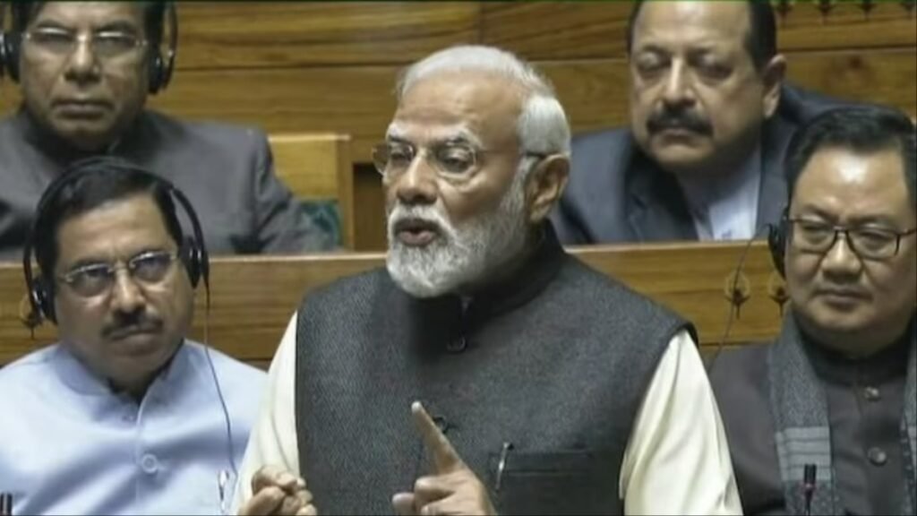 pm modi parliament speech
