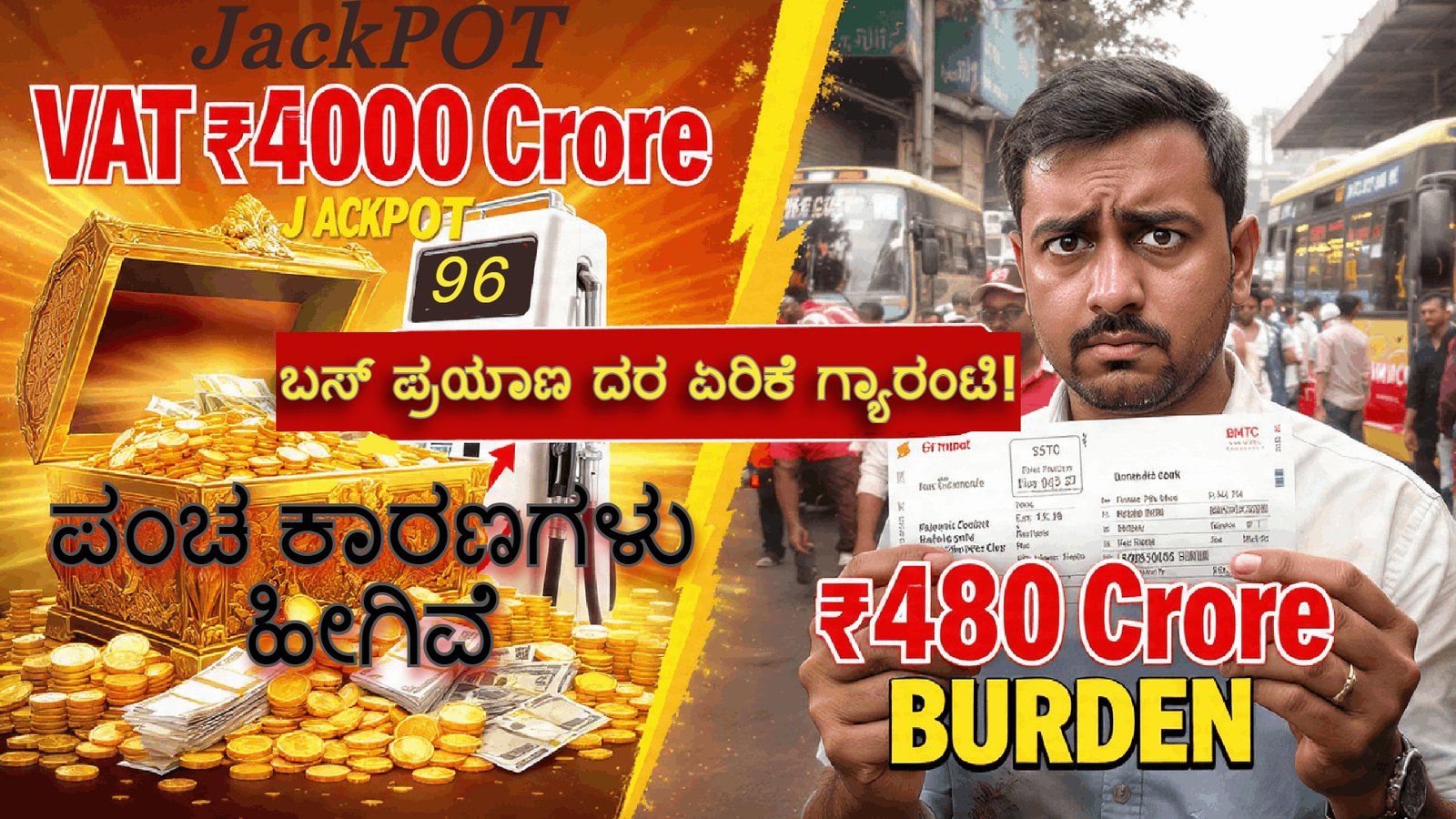 Due to Diesel Price Hike bus fare increase is imminent its a vat guarantee by karnataka government
